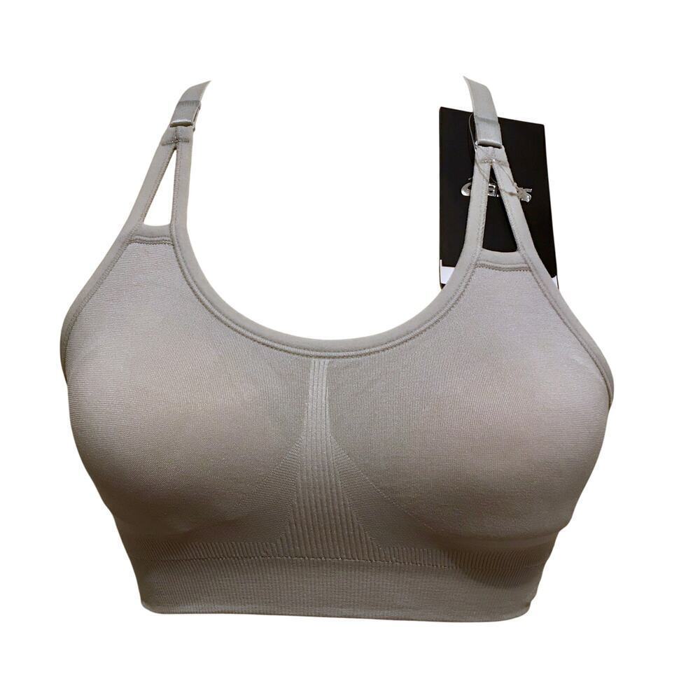 ASICS NWT Heather Grey Racerback Sports Bra Women XS